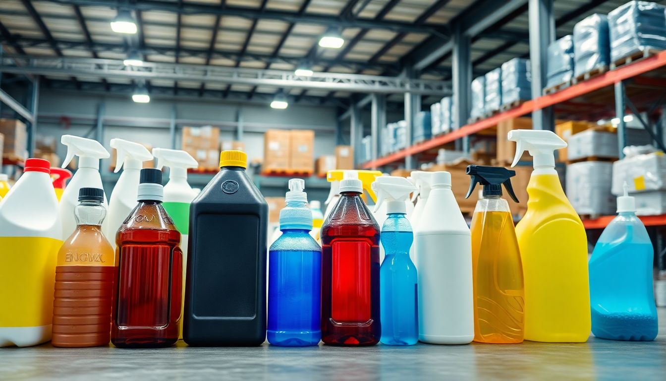 Botes para Productos de Limpieza