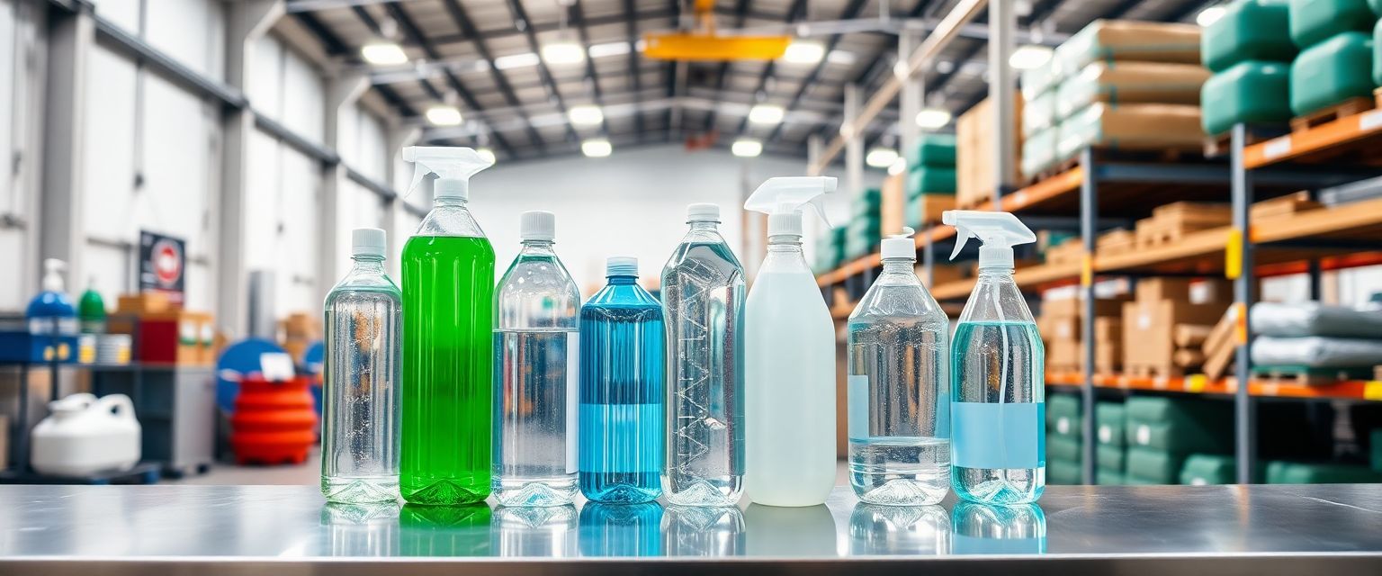 Botellas Para Productos De Limpieza