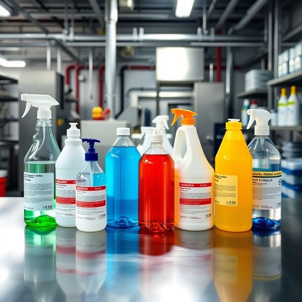 Botellas para Productos de Limpieza